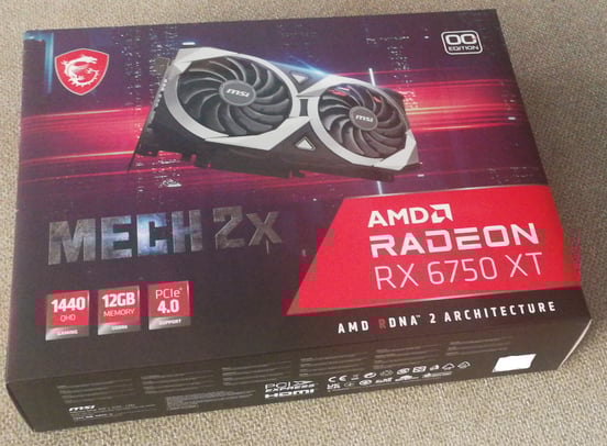 MSI AMD Radeon RX 6750 XT MECH 2X 12GB GDDR6 V1 | PcComponentes.de