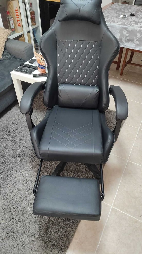 Mars Gaming MGC-ELITE Chaise De Jeu Ergonomique Dossier Adaptatif Accoudoir 2d Roues Xl Noir