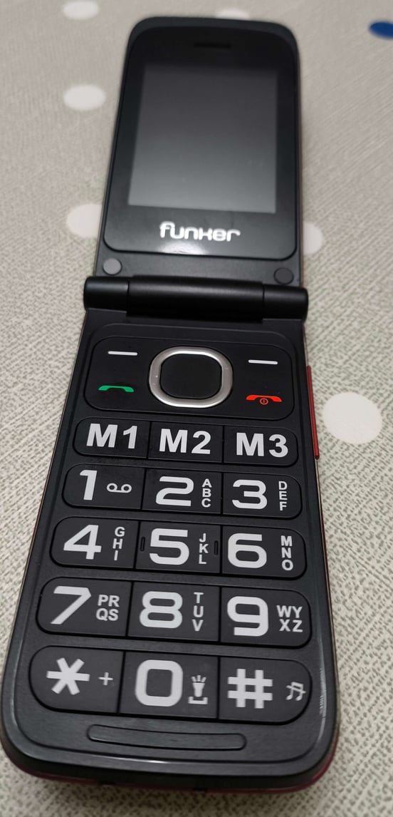 Funker C250 Comfort 4G Téléphone portable Volt de couvercle pour les