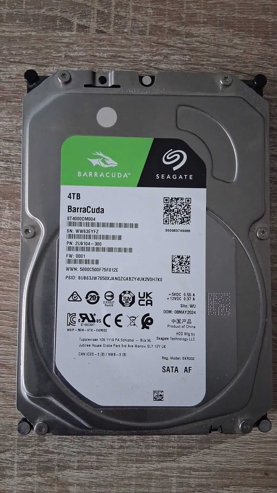 Festplatte Seagate BarraCuda 2TB 3.5 HDD 7200rpm SATA 256MB